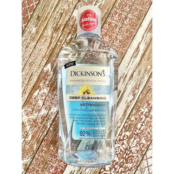 Dickinson's Enhanced Witch Hazel 16oz Deep Cleansing Astringent 92% NEW - Picture 1 of 7